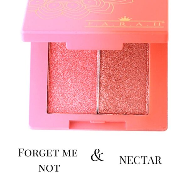 Brand New F.A.R.A.H Eyeshadow Duo - Forget Me Not & Nectar - Picture 8 of 10